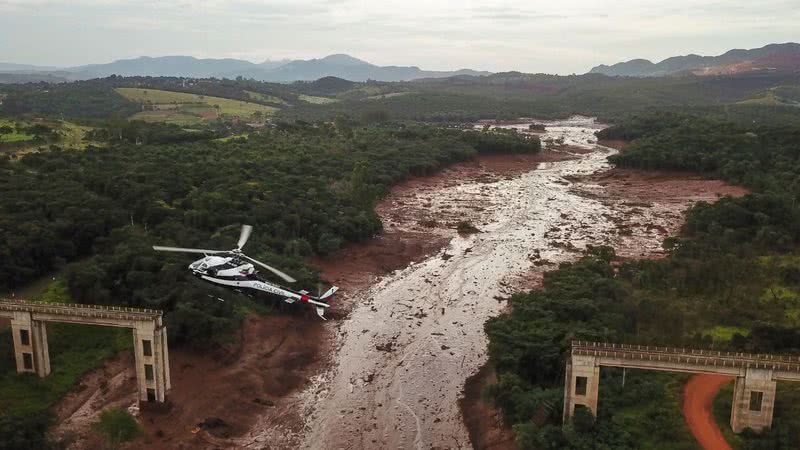 Imagem do desastre de brumadinho - Getty Images