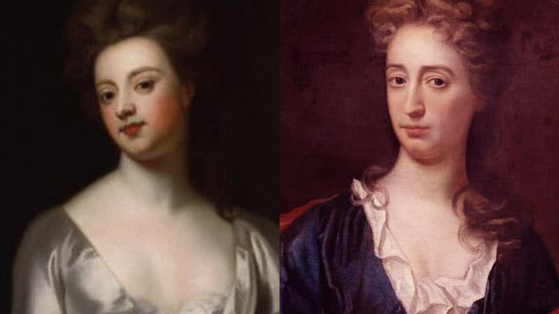 Sarah Churchill e Abigail Masham, respectivamente - Domínio Público via Wikimedia Commons