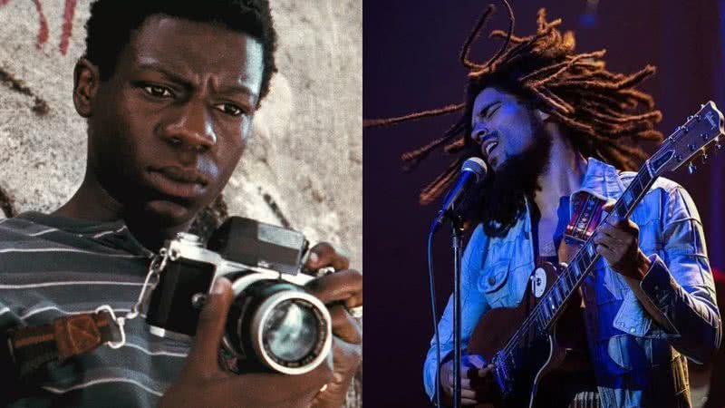 Cenas de 'Cidade de Deus' (2002) e 'Bob Marley: One Love' (2024), respectivamente - Reprodução/Lumière Brasil / Reprodução/Paramount Pictures