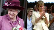 A rainha Elizabeth II (esq.) e a princesa Diana (dir.) - Getty Imagens