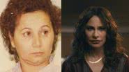 Montagem mostrando Griselda Blanco na realidade e na série - Divulgação/ Netflix