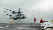 Um helicóptero CH-53E Sea Stallion dos Fuzileiros Navais da Marinha dos EUA - Getty Images