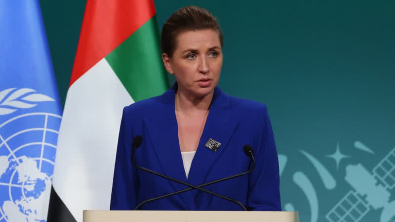 Mette Frederiksen, primeira-ministra da Dinamarca - Getty Images