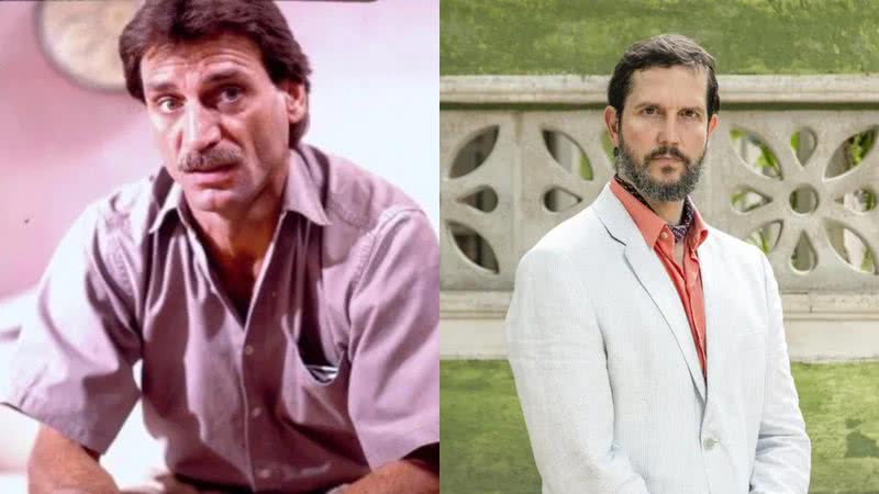 Herson Capri como Teodoro e Vladimir Brichta como Egídio - Divulgação / TV Globo