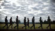 Militares no Palácio da Alvorada, em Brasília (2020) - Getty Images