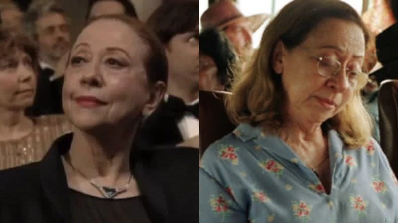 Fernanda Montenegro no Oscar e cena de 'Central do Brasil' - Reprodução/Vídeo e Divulgação / Europa Filmes