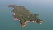 Imagem aérea da ilha colocada à venda em Goiás - Reprodução/Instagram/@welerson.antunes