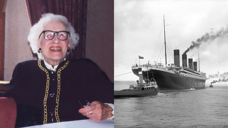 Millvina Dean e o RMS Titanic - Foto por Stephen Daniels via Wikimedia Commons / Domínio Público via Wikimedia Commons