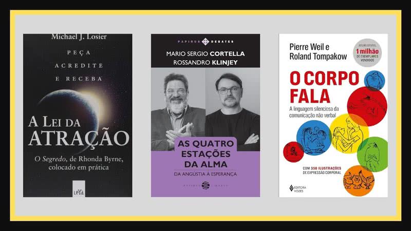 Nós selecionamos algumas obras de autoajuda que vão fazer você mudar sua qualidade de vida. - Créditos: Reprodução/Amazon