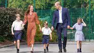 Kate , William e seus três filhos - Getty Images