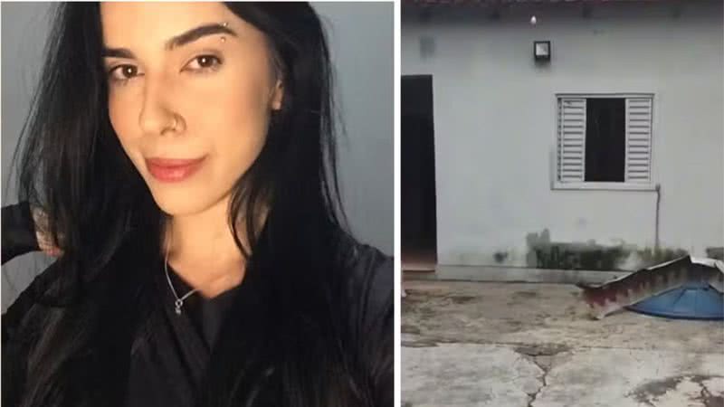 A jovem Thais Medeiros e a nova casa comprada pela família - Divulgação/Redes sociais