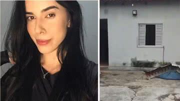 A jovem Thais Medeiros e a nova casa comprada pela família - Divulgação/Redes sociais