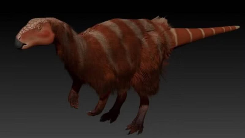 Representação de um espécime de Tietasaura derbyiana - Divulgação/UERJ