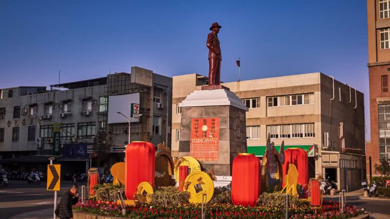 Estátua de Chiang Kai-shek em Taiwan - Getty Images