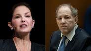 A atriz Ashley Judd e Harvey Weinsteinn - Getty Images