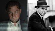 Leonardo DiCaprio em 'Assassinos da Lua das Flores' e o músico Frank Sinatra - Reprodução/Paramount Pictures / Domínio Público via Wikimedia Commons