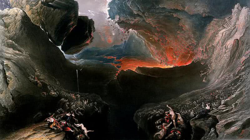 Quadro 'O Fim do Mundo', de John Martin - Domínio Público via Wikimedia Commons