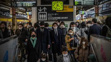 Fotografia tirada em estação de trem no Japão - Getty Images