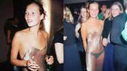 Vestido transparente usado por Kate Moss em 1993 - Reprodução / Instagram / @kerrytaylorauctions