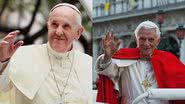 Os papas Francisco e Bento - Getty Imagens