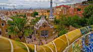 Parque Güell, cartão-postal de Barcelona - Licença Creative Commons via Flickr