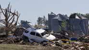 Greenfield após passagem de tornado - Getty Images