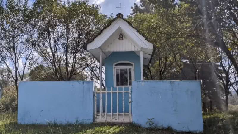 O 'Cemitério dos Anjos' ou 'Capelinha' visto de frente - Divulgação/Viaje Paraná