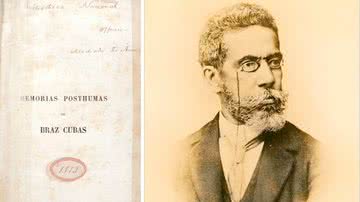 Volume de Memórias Póstumas dedicado à Fundação Biblioteca Nacional pelo próprio Machado de Assis - Wikimedia Commons/Domínio Público/Academia Brasileira de Letras