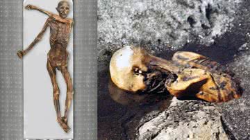 Ötzi foi encontrado no ano de 1991 na região dos Alpes tiroleses e, desde então, tem sido objeto de estudos - Divulgação/Museu de Arqueologia de Tirol do Sul