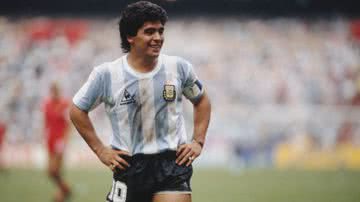 O jogador Diego Maradona - Getty Imagens