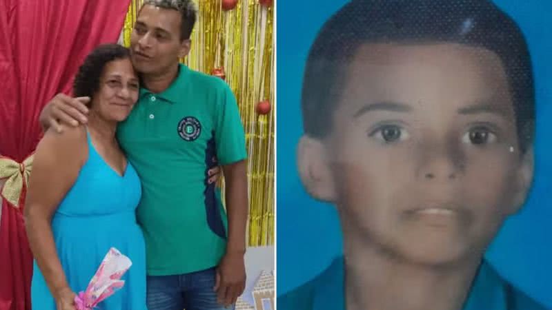 Mãe e filho após reencontro e o homem quando tinha somente 11 anos - Arquivo pessoal