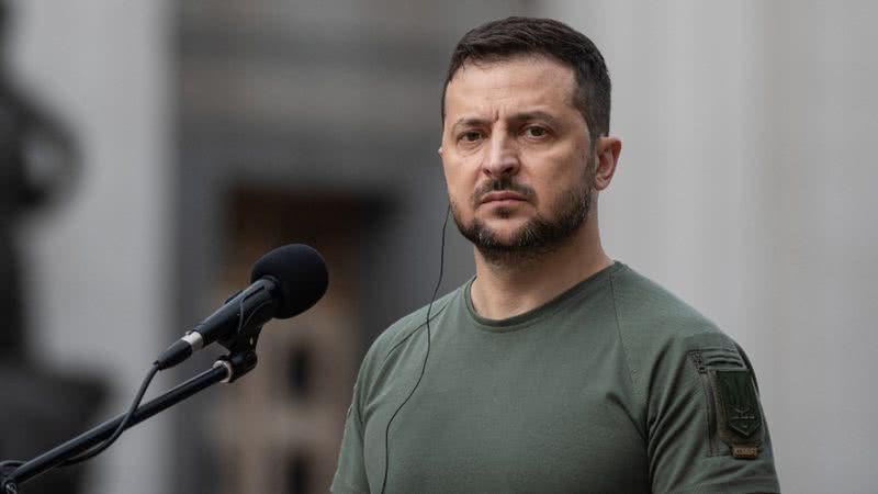 Volodymyr Zelensky, presidente da Ucrânia - Getty Images