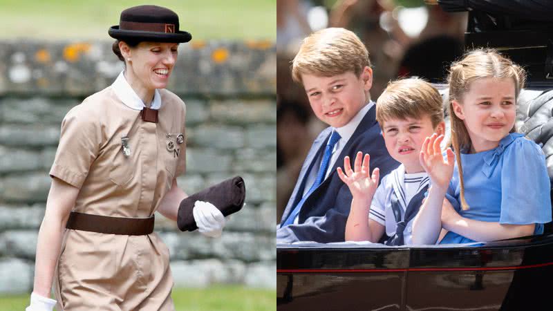 Maria Teresa, George, Louis e Charlotte, respectivamente - Getty Images