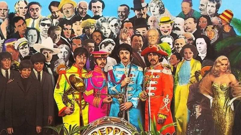 A capa do disco "Sgt. Pepper’s Lonely Hearts Club Band", dos Beatles - Divulgação