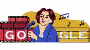 A atriz e cantora Bibi Ferreira é homenageada pelo Google - Doodle/Google