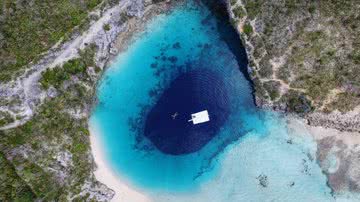 Registro do Dean's Blue Hole - Lucas Vimpere, University of Geneva