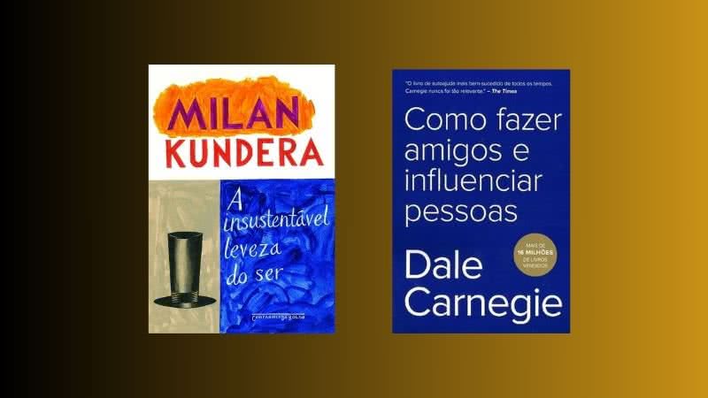 De 'Fahrenheit 451' a 'Como Fazer Amigos e Influenciar Pessoas', selecionamos alguns livros de sucesso por preços que cabem no seu bolso - Créditos: Reprodução/Mercado Livre