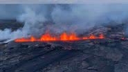 Trecho de vídeo mostrando erupção recente no Kilauea - Reprodução/Vídeo/X/@USGSVolcanoes