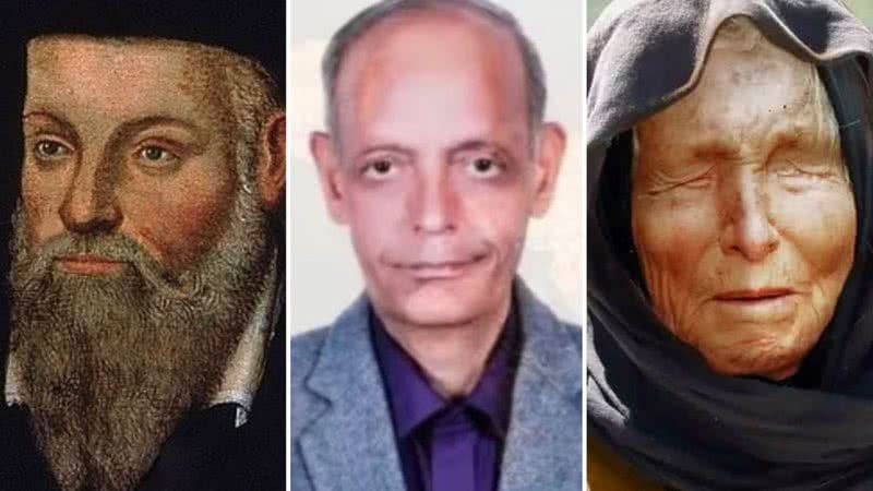 Nostradamus, Kushal Kumar e Baba Vanga - Domínio Público e Divulgação