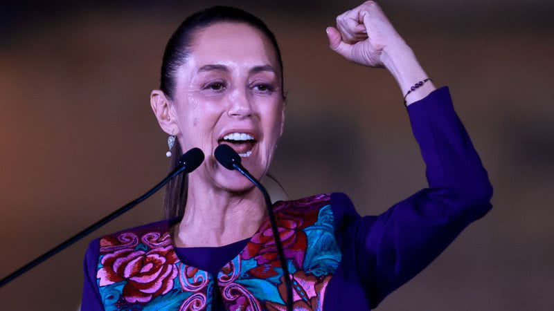 Claudia Sheinbaum, a nova presidente do México - Getty Imagens