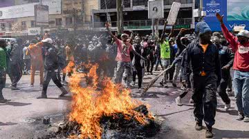 Protestos no Quênia - Getty Images