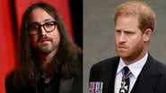 Sean Lennon (à esqu.) e o príncipe Harry (à dir.) - Getty Images