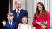 Príncipe William, Kate Middleton e seus três filhos - Getty Images