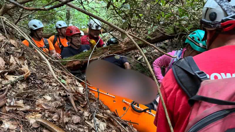 Excursionista Scott Hern é resgatado - Reprodução/Wolfe County Search & Rescue Team/Facebook