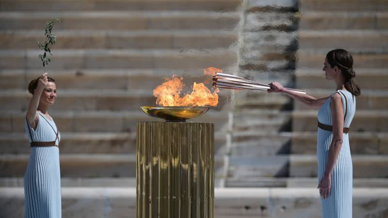 Cerimônia de Entrega da Chama em Atenas, Grécia - Getty Images