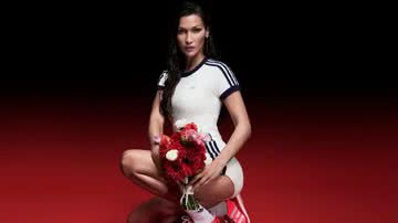 Bella Hadid em campanha da Adidas - Foto: Divulgação