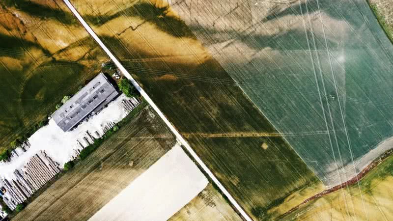 Fotografia aérea computadorizada do local da descoberta - Divulgação/ARKIKUS