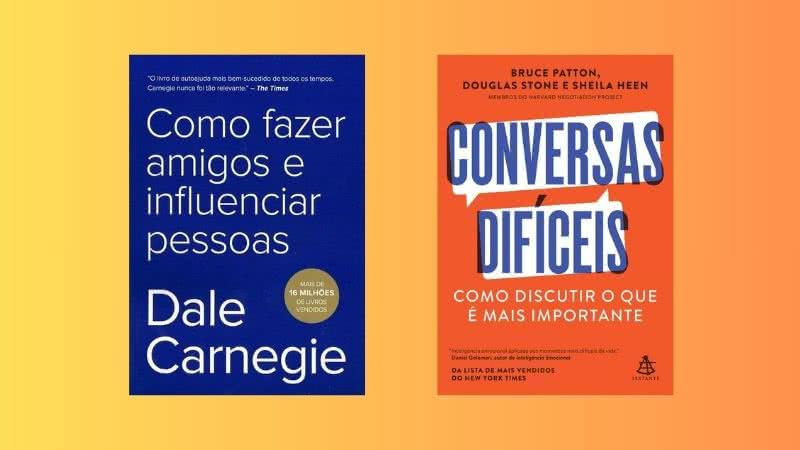 Reunimos algumas obras de sucesso para quem deseja melhorar a comunicação interpessoal, incluindo o livro "Como Fazer Amigos e Influenciar Pessoas" - Créditos: Reprodução/Mercado Livre