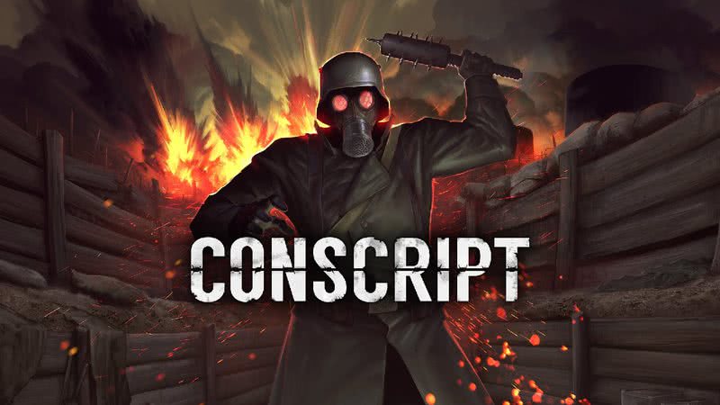 Pôster do jogo 'CONSCRIPT' - Divulgação/Catchweight Studio