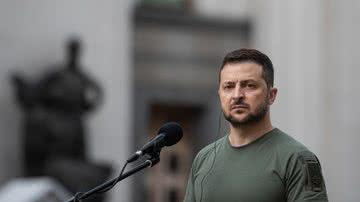 O presidente ucraniano Volodymyr Zelensky - Getty Images